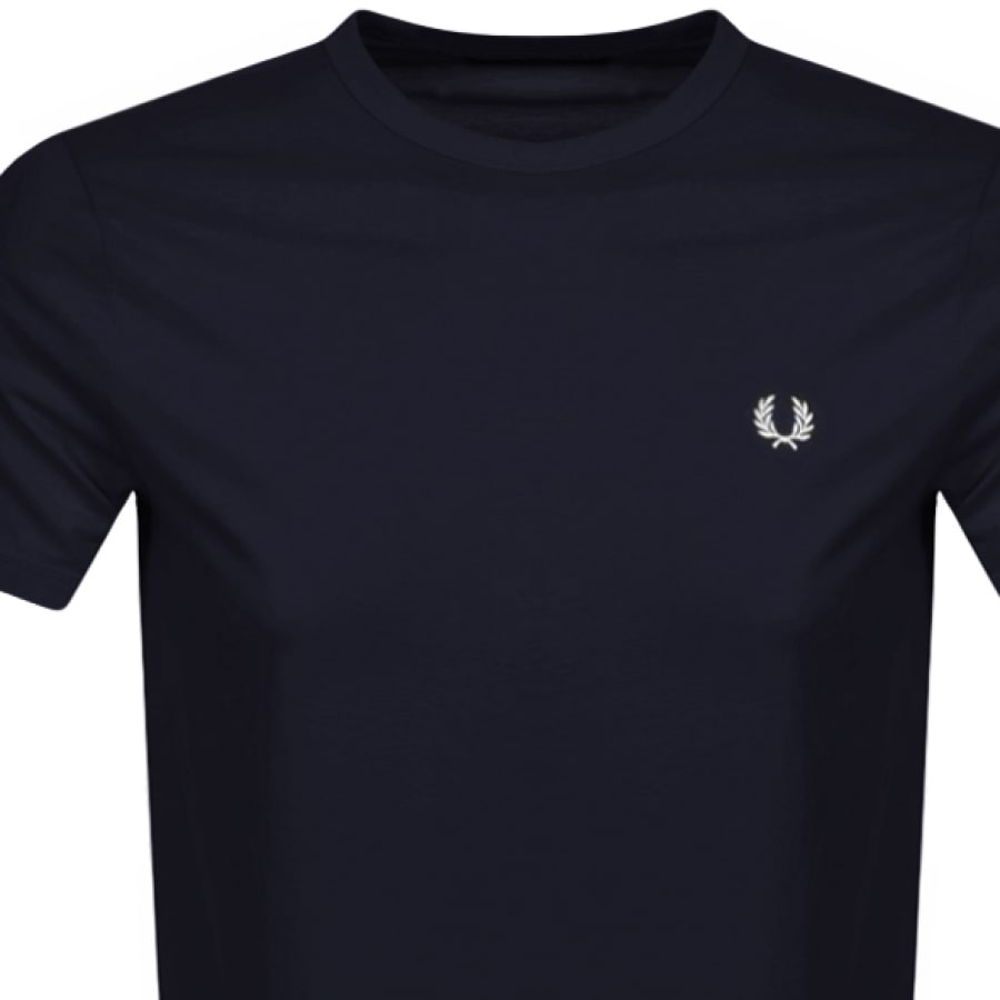 Alternative Image for ProductFred Perry Ringer T Shirt Navy2